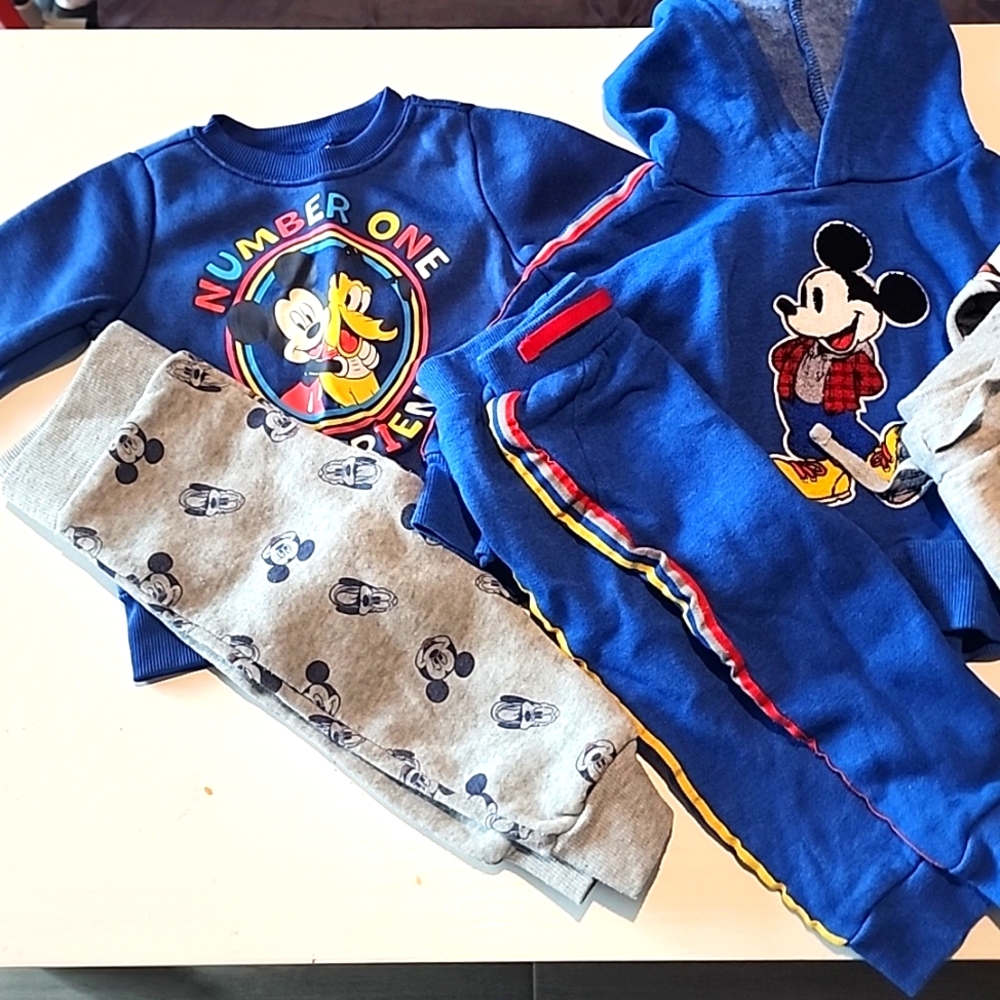 Boys Mickey Mouse sweatshirt and matching pants